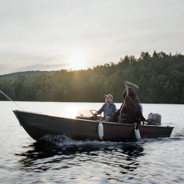 Man on a boat 